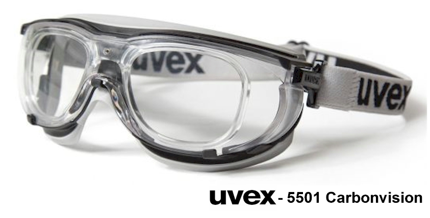 Uvex 5501 Carbonvision With Prescription Insert 